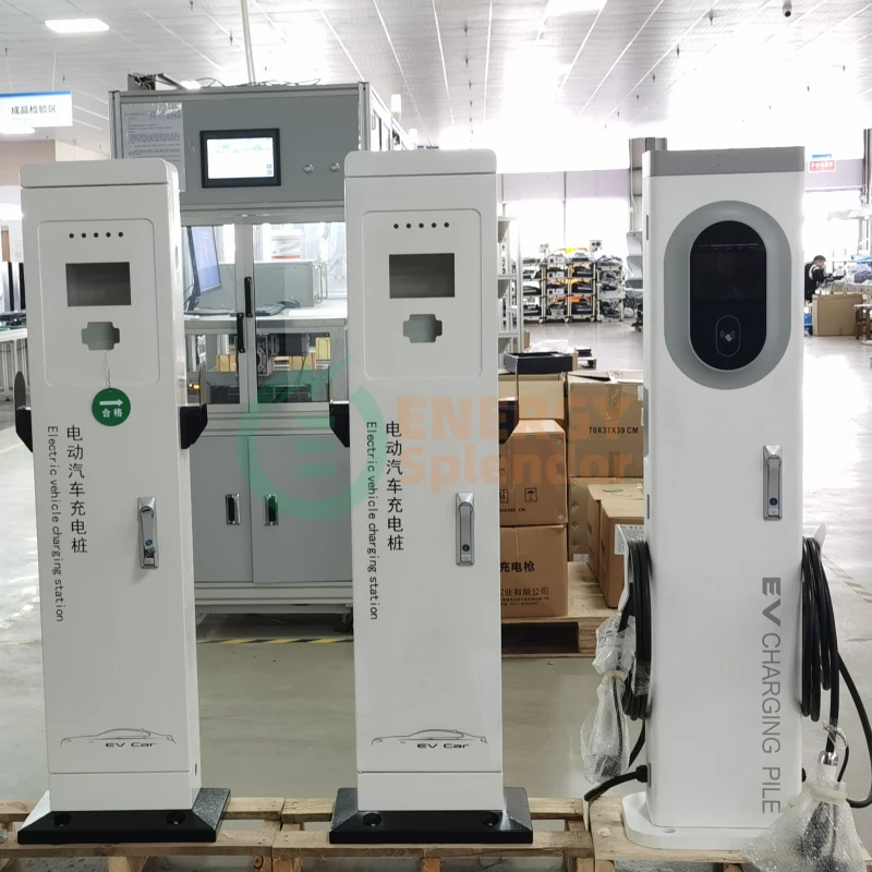 22kW 44kW Dual-Port Floor-Mounted AC EV Charging Station by Energy Splendor – Smart Commercial EV Charger from Leading China Manufacturer and Supplier