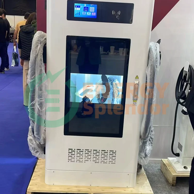 60kW–160kW DC fast charger factory supply by Energy Splendor — commercial EV charging station manufacturer for USA, Canada, Mexico, Brazil, Argentina, Australia and global markets.