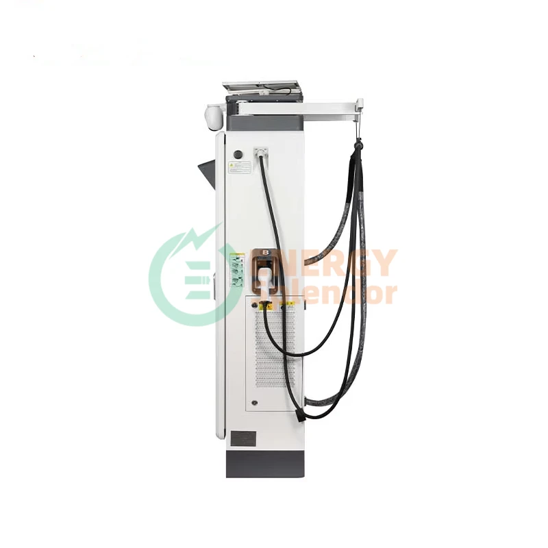 82kW Level 3 Dual-Gun Solar AC/DC Fast Charging Station for Electric Vehicles with Camera – Energy Splendor commercial and fleet EV charger for North and South America