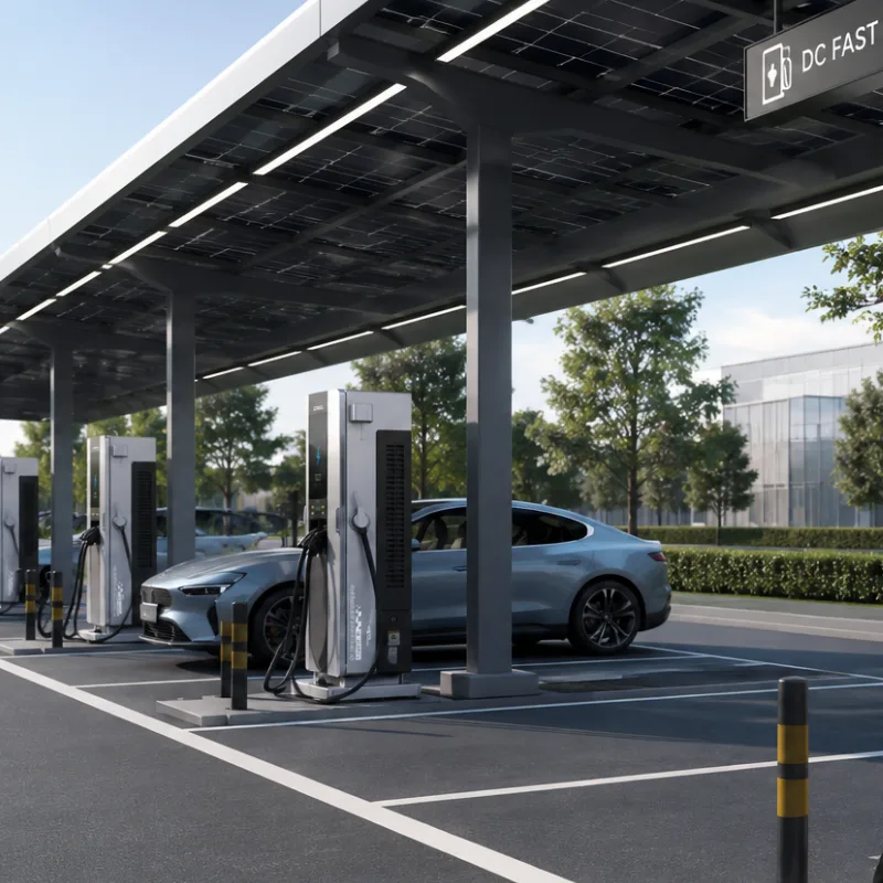 120kW Dual Port Level 3 DC Fast EV Charging Station for Commercial, Fleet and Highway Charging | Splendor Energy