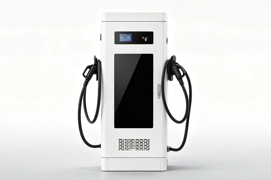 High Power Level 3 EV Charging Station with CCS1 CCS2 connectors delivering fast DC charging performance for electric vehicle networks, featuring advanced power modules, intelligent energy management, OCPP communication, and scalable commercial EV charging infrastructure manufactured by Energy Splendor for global markets including United States, Canada, Germany, Australia, Brazil, and Mexico