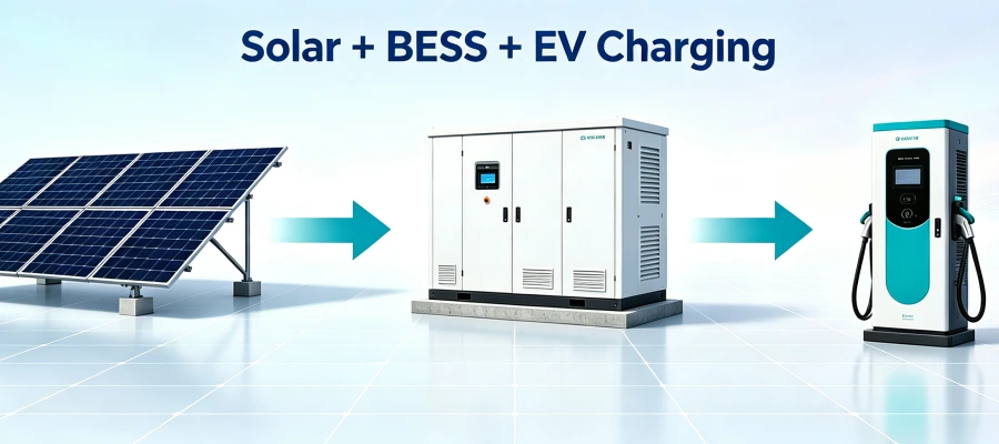 Solar + BESS + EV